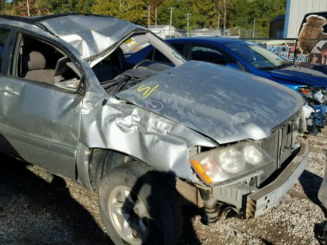 JTEHF21A420044988 - 2002 TOYOTA HIGHLANDER SILVER photo 9