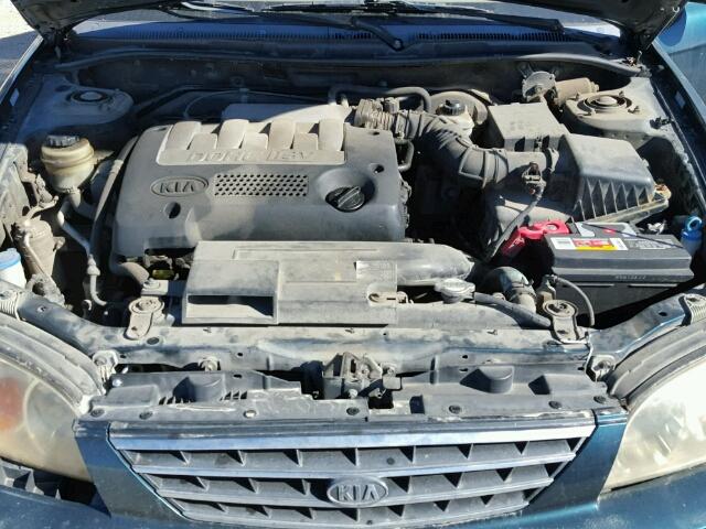 KNAFB121235262025 - 2003 KIA SPECTRA BA GREEN photo 7