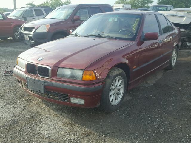 WBACD432XVAV52156 - 1997 BMW 328 I AUTO RED photo 2