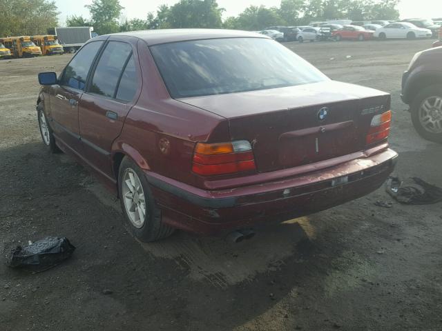 WBACD432XVAV52156 - 1997 BMW 328 I AUTO RED photo 3