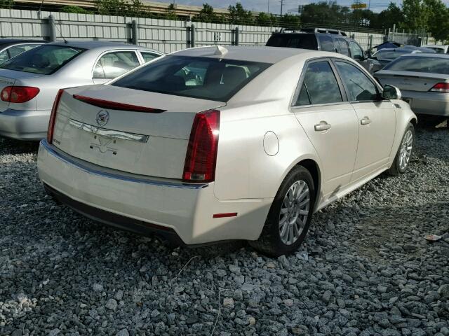 1G6DE5EG0A0146764 - 2010 CADILLAC CTS LUXURY WHITE photo 4