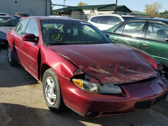 1G2WJ52J1YF252959 - 2000 PONTIAC GRAND PRIX მუქწითელი ფოტო 1