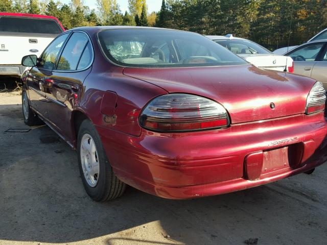 1G2WJ52J1YF252959 - 2000 PONTIAC GRAND PRIX MAROON photo 3