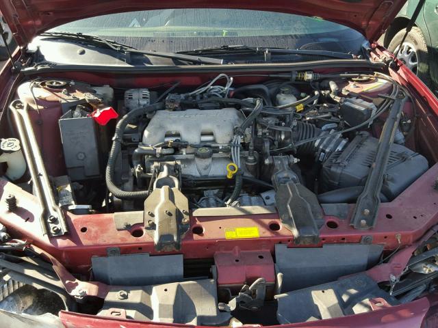 1G2WJ52J1YF252959 - 2000 PONTIAC GRAND PRIX მუქწითელი ფოტო 7