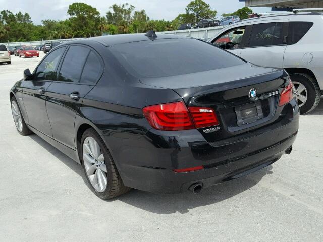 WBAFR7C57CDU78569 - 2012 BMW 535 I BLACK photo 3