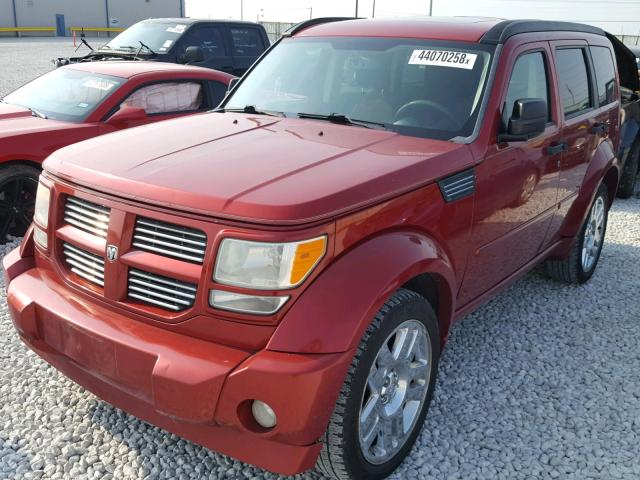 1D8GU58617W706184 - 2007 DODGE NITRO R/T RED photo 2