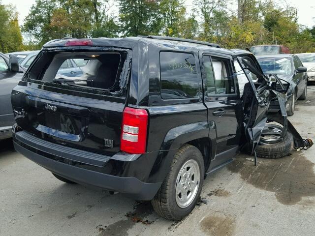 1C4NJRBB7GD683002 - 2016 JEEP PATRIOT SP BLACK photo 4