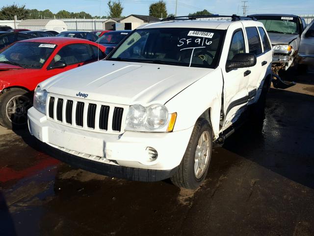 1J4GS48K56C312306 - 2006 JEEP GRAND CHER WHITE photo 2