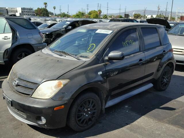 JTKKT624040053511 - 2004 TOYOTA SCION XA შავი ფოტო 2