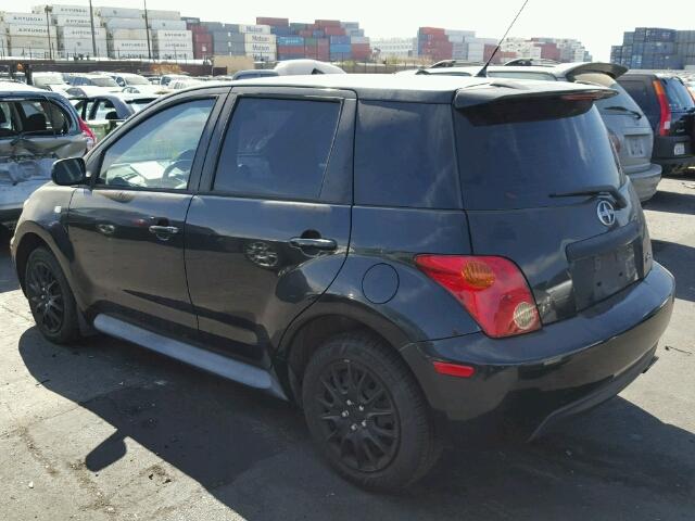 JTKKT624040053511 - 2004 TOYOTA SCION XA შავი ფოტო 3