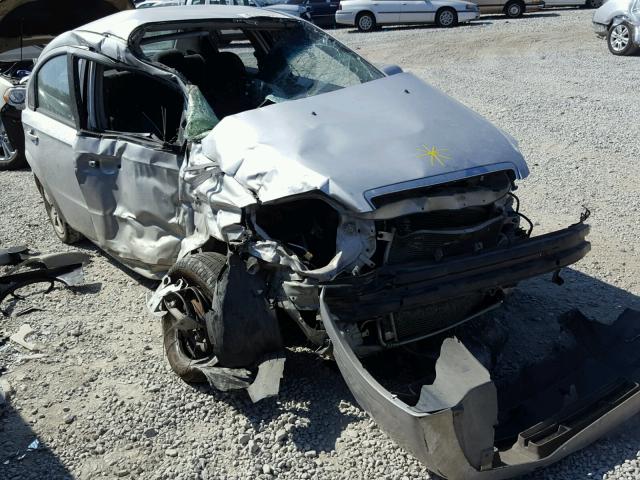 KL1TD56628B124109 - 2008 CHEVROLET AVEO BASE Gümüş fotoğraf 1