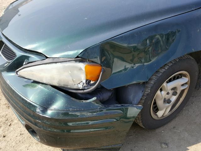 1G2NE52F82C179965 - 2002 PONTIAC GRAND AM S Yaşıl foto 9