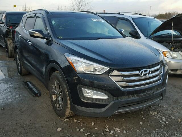 5XYZUDLB8EG208693 - 2014 HYUNDAI SANTA FE S BLACK photo 1