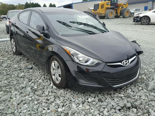 5NPDH4AE1GH718214 - 2016 HYUNDAI ELANTRA SE BLACK photo 1