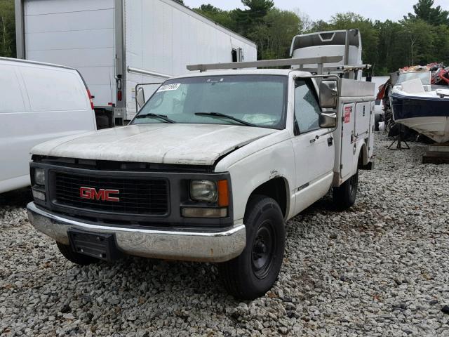 1GDGC34R5YF482033 - 2000 GMC SIERRA C35 WHITE photo 9