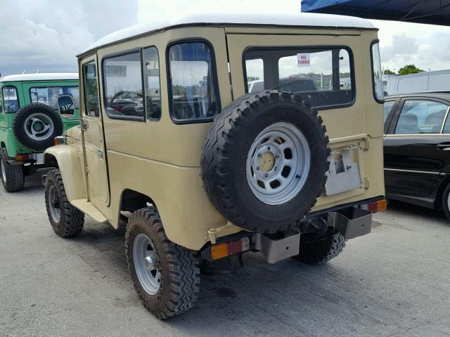 FJ40919203 - 1980 TOYOTA FJ40 BEIGE photo 3