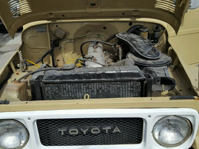 FJ40919203 - 1980 TOYOTA FJ40 BEIGE photo 7