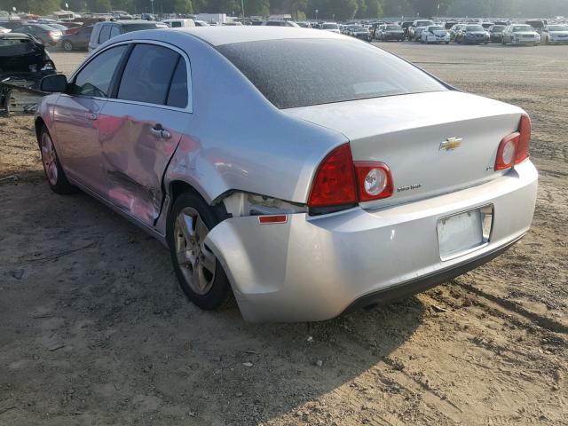 1G1ZG57B19F162102 - 2009 CHEVROLET MALIBU LS ვერცხლისფერი ფოტო 3