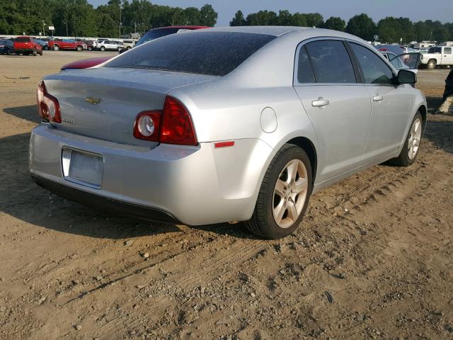 1G1ZG57B19F162102 - 2009 CHEVROLET MALIBU LS ვერცხლისფერი ფოტო 4