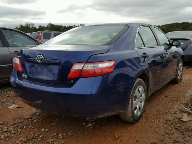 4T1BE46K38U244817 - 2008 TOYOTA CAMRY BLUE photo 4