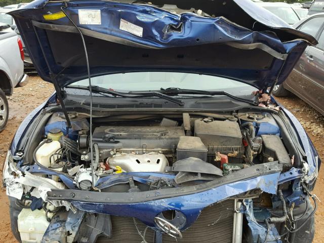 4T1BE46K38U244817 - 2008 TOYOTA CAMRY BLUE photo 7