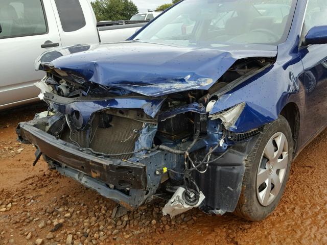 4T1BE46K38U244817 - 2008 TOYOTA CAMRY BLUE photo 9