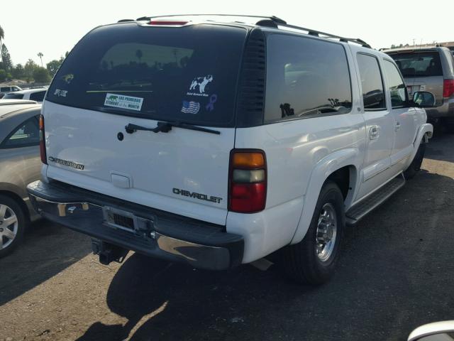 3GNGK26U82G146960 - 2002 CHEVROLET SUBURBAN K WHITE photo 4