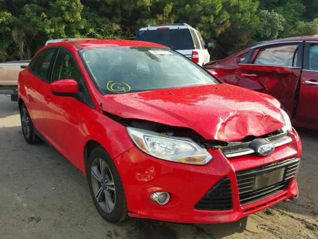 1FAHP3F27CL254306 - 2012 FORD FOCUS SE RED photo 1