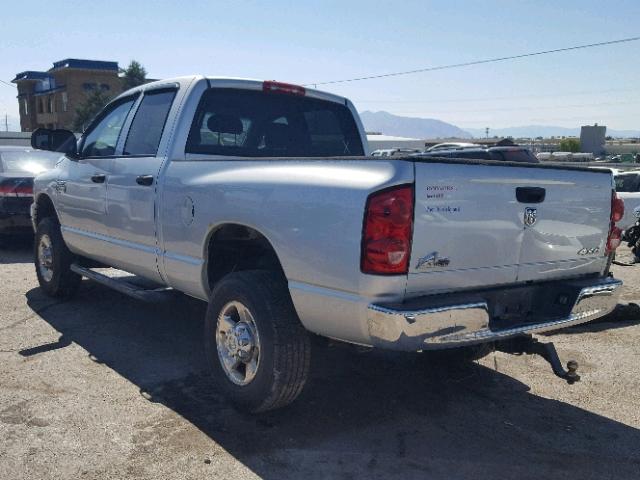 3D7KS28D78G248555 - 2008 DODGE RAM 2500 S SILVER photo 3