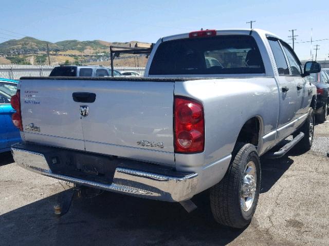 3D7KS28D78G248555 - 2008 DODGE RAM 2500 S SILVER photo 4