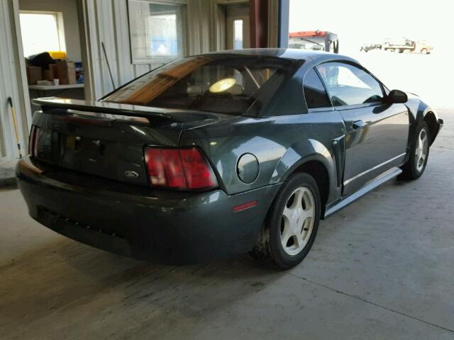 1FAFP40483F351505 - 2003 FORD MUSTANG GREEN photo 4