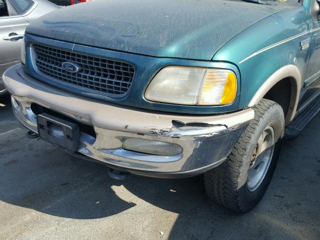 1FMPU18L0WLA73623 - 1998 FORD EXPEDITION BLACK photo 9