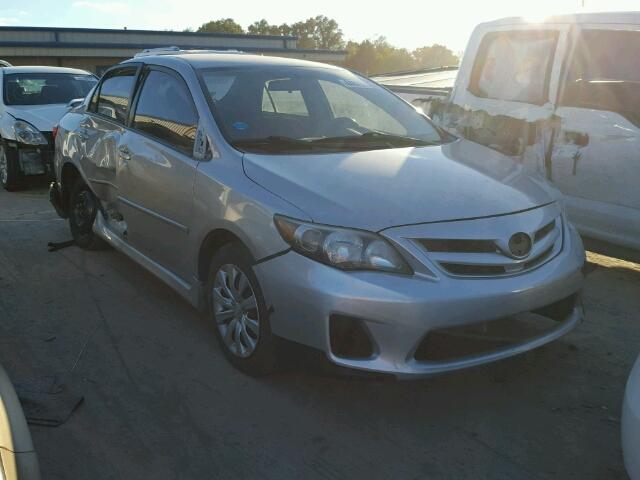 2T1BU4EE3BC590955 - 2011 TOYOTA COROLLA BA SILVER photo 1