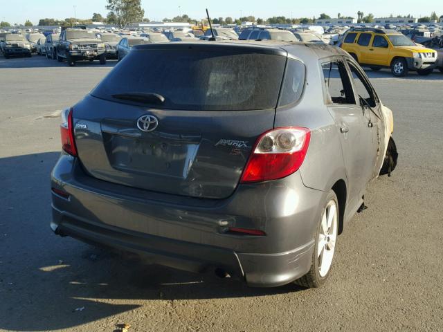 2T1KE40E79C008547 - 2009 TOYOTA COROLLA MA BURN photo 4