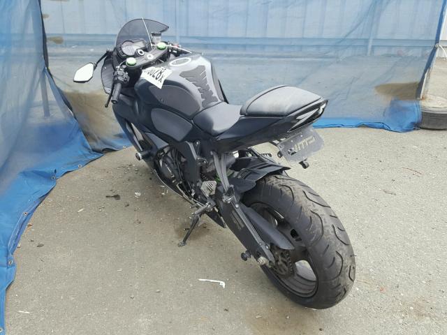 JKBZXJE11FA017277 - 2015 KAWASAKI ZX636 E BLACK photo 3