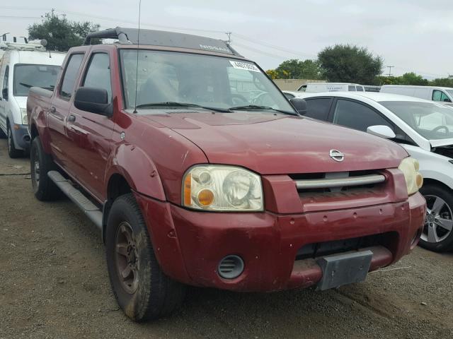 1N6ED27T34C472457 - 2004 NISSAN FRONTIER C RED photo 1