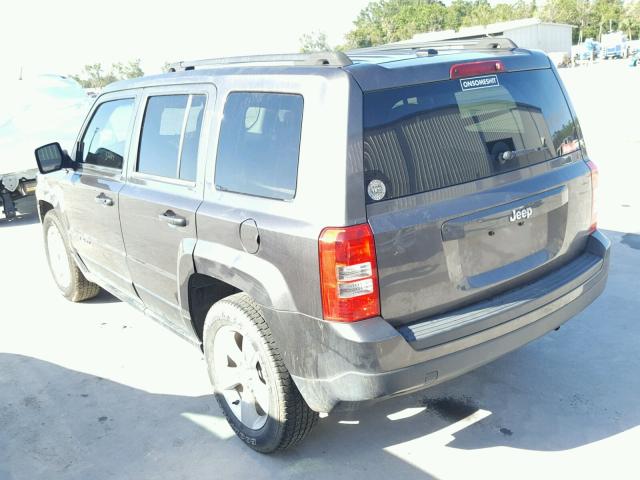 1C4NJPBB5FD145823 - 2015 JEEP PATRIOT SP GRAY photo 3