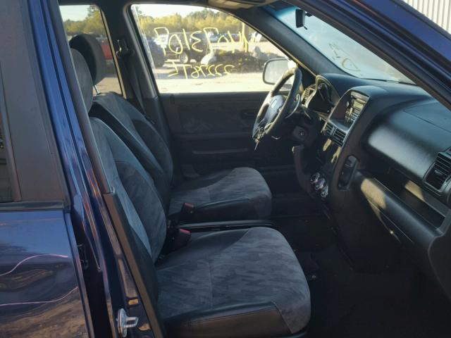 SHSRD78843U121031 - 2003 HONDA CR-V EX ლურჯი ფოტო 5