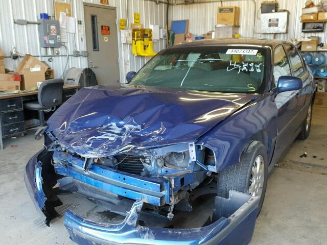 2G1WF52E559309063 - 2005 CHEVROLET IMPALA BLUE photo 2