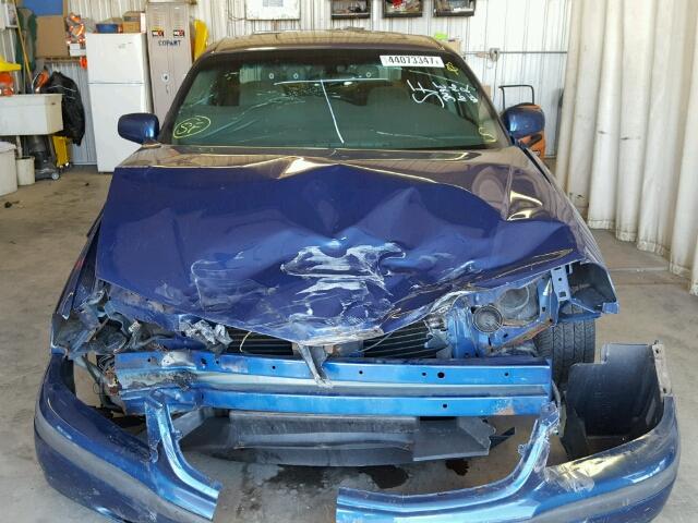 2G1WF52E559309063 - 2005 CHEVROLET IMPALA BLUE photo 9