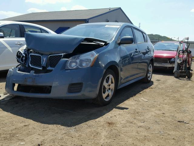 5Y2SP67849Z433980 - 2009 PONTIAC VIBE TEAL photo 2