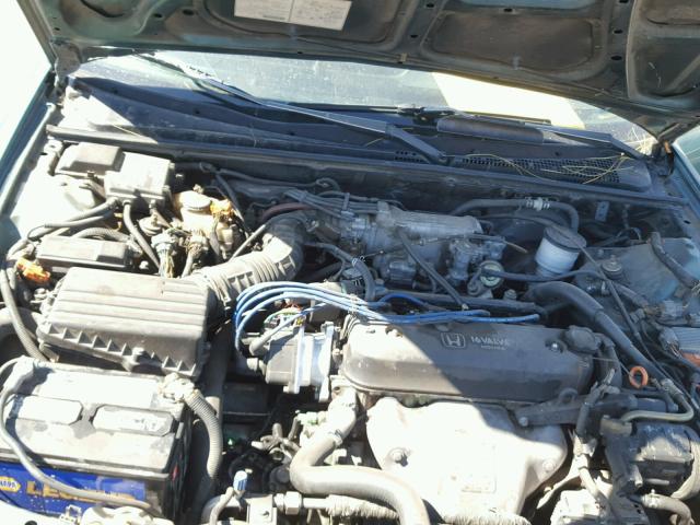 1HGCB7256MA031795 - 1991 HONDA ACCORD LX GREEN photo 7