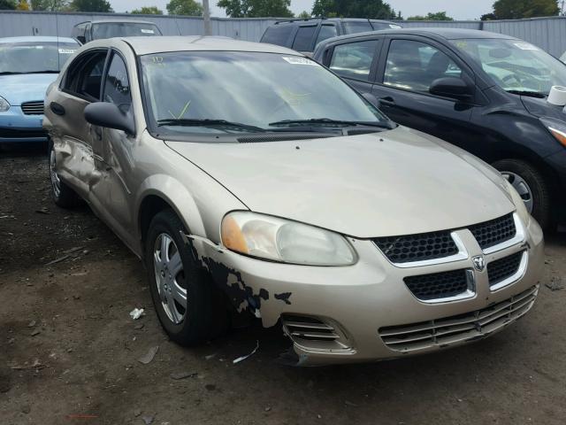 1B3EL36X74N191509 - 2004 DODGE STRATUS SE GOLD photo 1