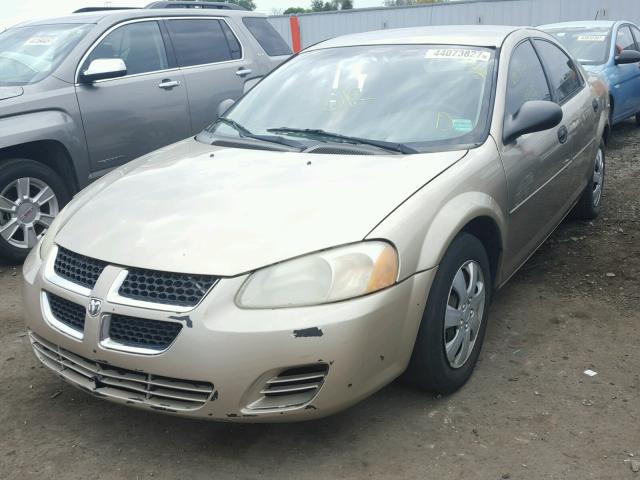 1B3EL36X74N191509 - 2004 DODGE STRATUS SE GOLD photo 2