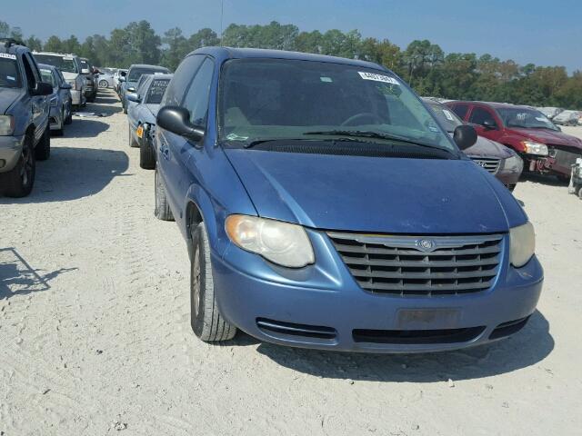 1A4GP44R17B180852 - 2007 CHRYSLER TOWN & COU BLUE photo 1