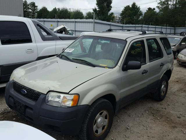 1FMYU02173KB46056 - 2003 FORD ESCAPE XLS BEIGE photo 2