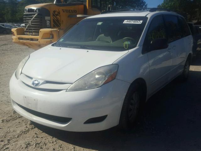 5TDZK23C99S268073 - 2009 TOYOTA SIENNA WHITE photo 2