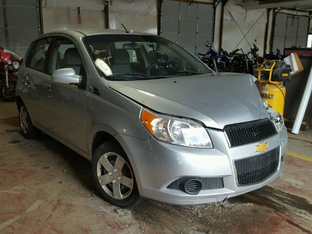 KL1TD6DE3BB132419 - 2011 CHEVROLET AVEO LS SILVER photo 1