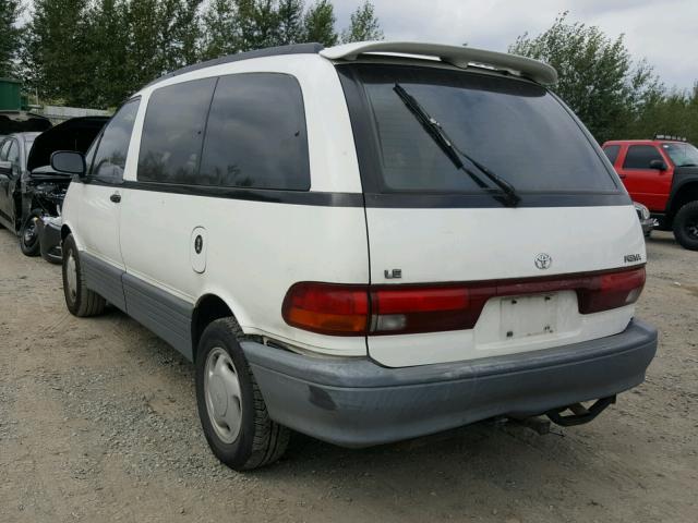 JT3AC12R9M0058390 - 1991 TOYOTA PREVIA LE WHITE photo 3