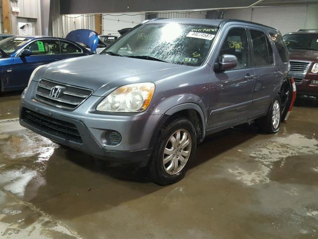 JHLRD78916C034689 - 2006 HONDA CR-V SE GRAY photo 2